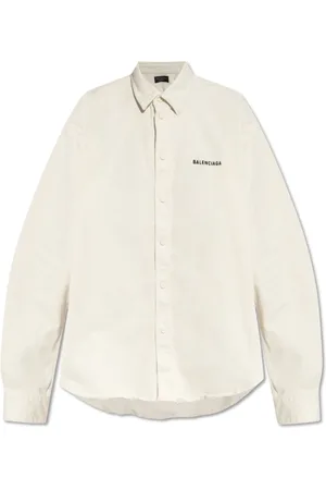 Balenciaga Bluser & Skjorter, Dame, , M, Bomuld, Skjorte med logo