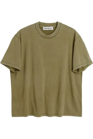 OUR LEGACY Top, Herre, Grøn, S, Bomuld, Box T-Shirt