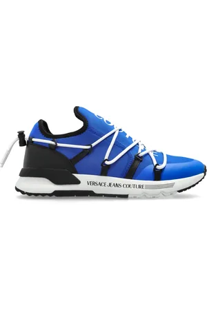 VERSACE Sko, Herre, Blå, 41 EU, Sneakers med logo