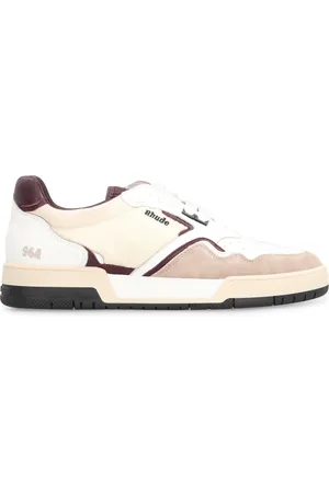 Rhude Sko, Herre, Flerfarvet, 44 EU, Læder, Vintage Racing Low-Top Sneakers