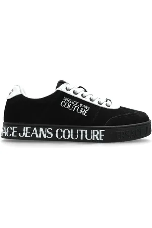 VERSACE Sko, Dame, Sort, 38 EU, Suede, Suede sneakers