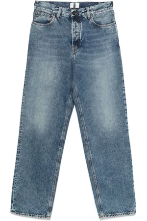 haikure Jeans, Herre, Blå, W36, Denim, Indigo Denim Jeans med Klassisk Stil