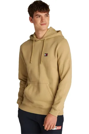 Tommy Hilfiger Sweathshirts & Hoodies, Herre, , M, Bomuld, Logo Bomuld Hættetrøje - Les Beiges