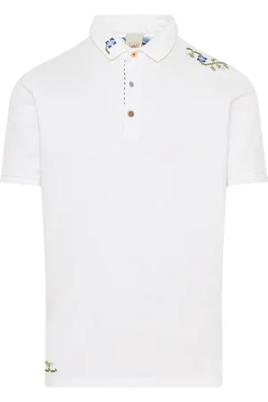 BOB der Bär Top, Herre, Hvid, 2XL, Bomuld, Klassisk Bomuldspolo