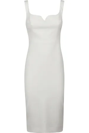 Victoria Beckham Kjole, Dame, , 2XS, Ærmeløs Figursyet Kjole