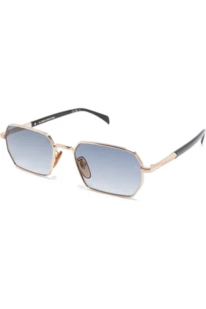 DB EYEWEAR BY DAVID BECKHAM Tilbehør, Herre, Gul, 55 MM, Tyl, DB 1174S Rhl1V Solbriller