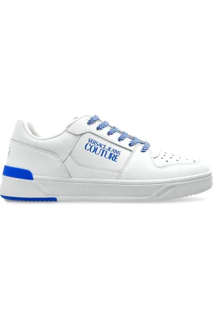 VERSACE Sko, Herre, Hvid, 41 EU, Uld, Sneakers med logo