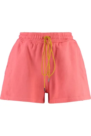 Rhude Shorts, Dame, Lyserød, S, Bomuld, Bomuldsshorts med baglomme