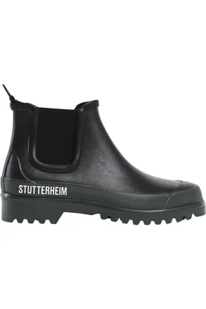 Stutterheim Sko, Herre, Sort, 36 EU, Klassiske Chelsea Rainwalker Regnstøvler
