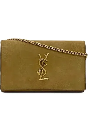 Saint Laurent Pre-owned, Dame, , ONE SIZE, Tyl, Pre-owned Laeder punge
