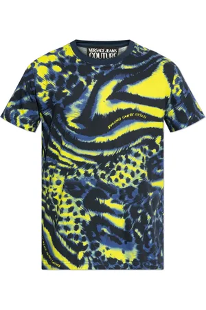 VERSACE Top, Herre, Flerfarvet, M, Bomuld, T-shirt med print