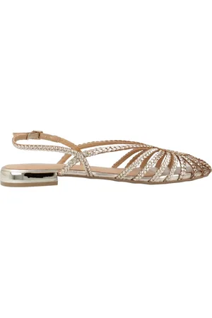 Gioseppo Sko, Dame, Gul, 37 EU, Uld, Stilfulde flade sandaler til kvinder