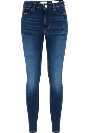 Guess Jeans, Dame, Blå, W26, Denim, Blå Denim Jeans til Mænd
