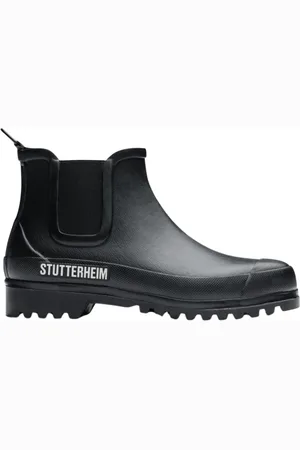 Stutterheim Sko, unisex, Sort, 36 EU, Vinter Chelsea Regnstøvler