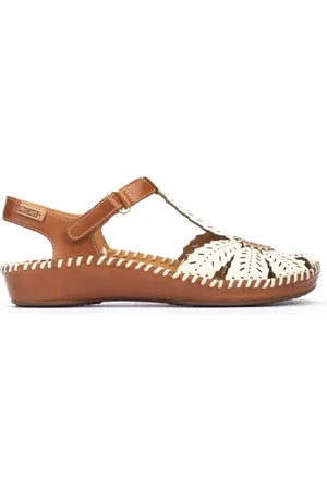 Pikolinos Sko, Dame, Hvid, 38 EU, Læder, Hvid Damesandal - Vallarta Stil