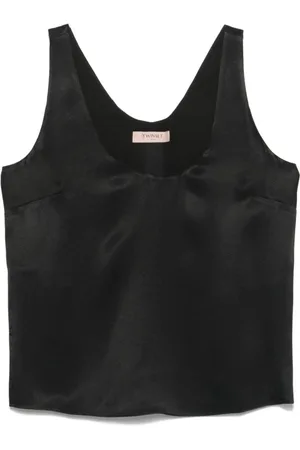 Twin-Set Top, Dame, Sort, XS, Sort Top til Kvinder
