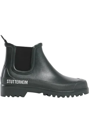 Stutterheim Sko, unisex, Grøn, 36 EU, Klassiske Chelsea regnstøvler