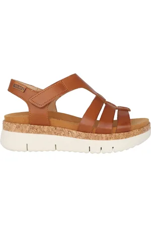 Pikolinos Sko, Dame, Brun, 36 EU, Læder, Brun Damesandal - Palma Stil