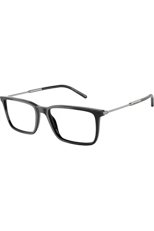 Giorgio Armani Tilbehør, unisex, Sort, 54 MM, Sorte Briller AR 7233