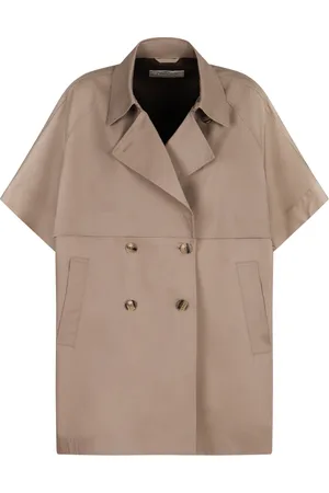 HERNO Frakke, Dame, , 2XS, Bomuld, Bomuld Revers Krave Trenchcoat