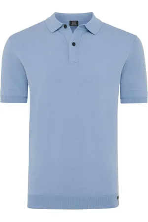 Genti Top, Herre, Blå, L, Uld, Polo Stilfuld Taske