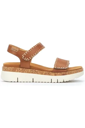 Pikolinos Sko, Dame, Brun, 40 EU, Uld, Brun damesandal - Palma stil