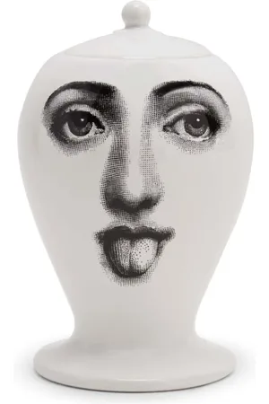 FORNASETTI Home, Dame, Flerfarvet, ONE SIZE, Moderne Sort Vase