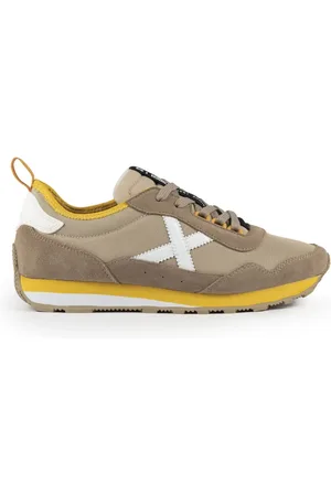 Munich Sko, Herre, Grå, 40 EU, Tyl, Retrostil Sneaker i Grå