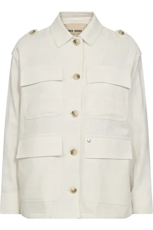 Mos Mosh Jakke, Dame, , XS, Bomuld, Eventyr Safari Jakke med Ramie Blanding