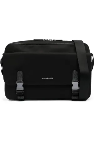 Michael Kors Taske, Herre, Sort, ONE SIZE, Praktisk Flap Messenger Taske