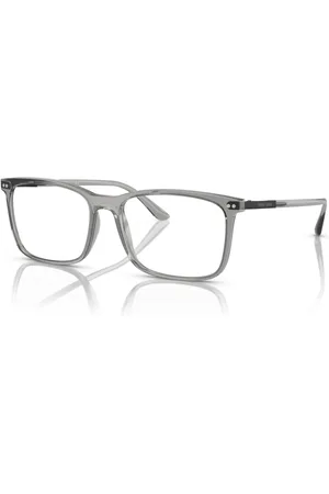 Giorgio Armani Tilbehør, unisex, Grå, 56 MM, Transparent Grey Briller Rammer AR 7122