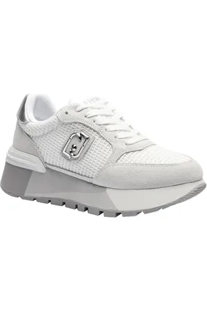 Liu Jo Sko, Dame, Hvid, 36 EU, Uld, Hvide Sporty Sneakers
