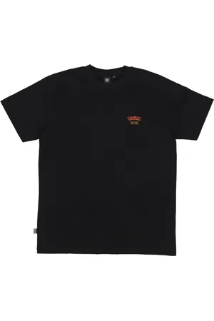 DOLLY NOIRE Top, Herre, Sort, S, Bomuld, Legendariske Fugle Trio Sort Tee