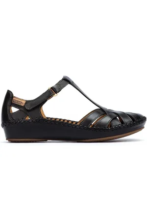 Pikolinos Sko, Dame, Sort, 35 EU, Uld, Sort Vallarta damesandal