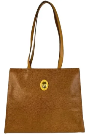 Dior Pre-owned, Dame, Brun, ONE SIZE, Uld, Pre-owned Laeder dior-tasker