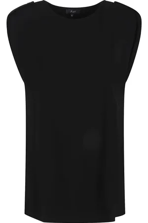 FAY Bluser & Skjorter, Dame, Sort, S, Afslappet Bluse