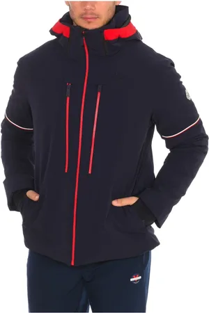 Vuarnet Sport, Herre, Blå, 2XL, Ski Jakke Vandtæt Åndbar Hætte