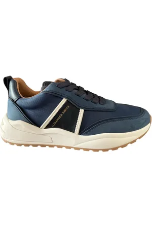 Alexander Smith Sko, Herre, Blå, 44 EU, Uld, Blå Dover Stilfulde Sneakers
