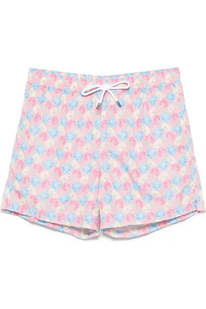 FEDELI Badetøj, Herre, Lyserød, L, Polyester, Polyester Badeshorts med Snøre