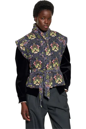 Antik Batik Jakke, Dame, Flerfarvet, XS, Bomuld, Eros print gilet