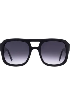 ANDY WOLF Tilbehør, unisex, Sort, 53 MM, Aviator solbriller Sort Grå Gradient
