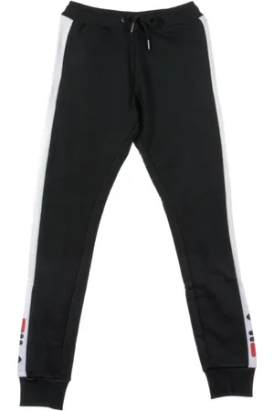 Fila Bukser, Dame, Sort, M, Letvægts Slim Sweatpants Sort/Hvid