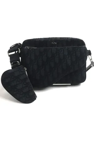 Dior Pre-owned, Herre, Sort, ONE SIZE, Pre-owned Canvas dior-tasker