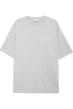 ANINE BING Top, Dame, Grå, M, Serif NY Tee i Myers Stil