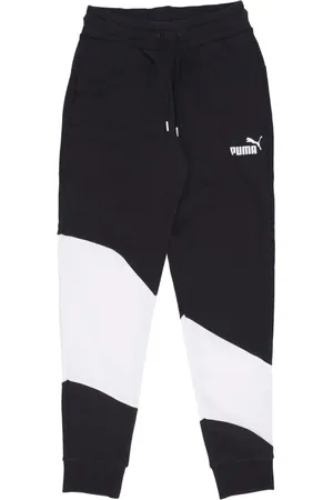 PUMA Bukser, Herre, Sort, M, Bomuld, Sort Cat Cut Letvægts Tracksuit Bukser