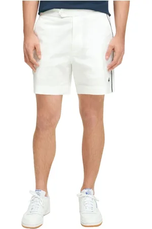 Brooks Brothers Shorts, Herre, Hvid, W34, Bomuld, Tennis bomuldsshorts