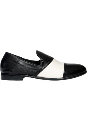 HUNDRED 100 Sko, Dame, Sort, 36 EU, Læder, To-farvet Loafer Sko Ss23