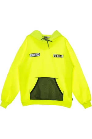 IUTER Sweathshirts & Hoodies, Herre, Gul, M, Neon Gul Letvægts Hoodie