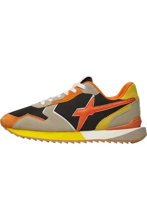 W6YZ Sko, unisex, Flerfarvet, 45 EU, Suede, Suede and technical fabric sneakers Nick-Uni.