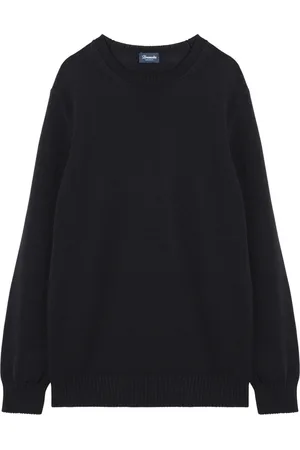 DRUMOHR Strik, Herre, Blå, L, Rundhals sweater